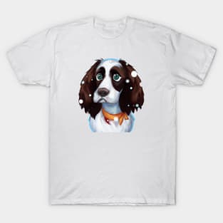 Cute English Springer Spaniel Drawing T-Shirt